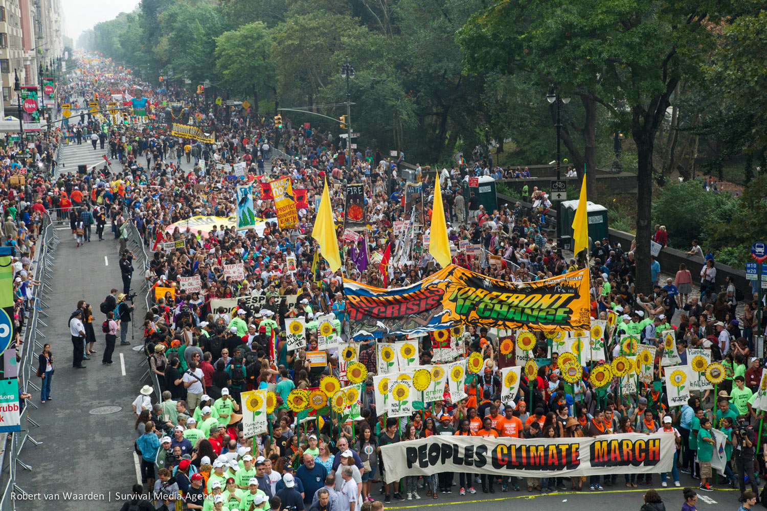 NYC People's Climate March; Copyright: Robert van Waarden, Survival Media Agency; Creative Commons Zero Licence